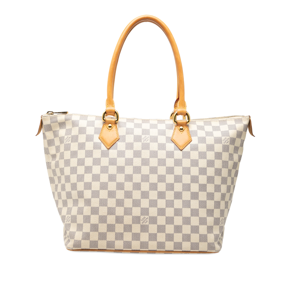 Pre-Loved Louis Vuitton Damier Azur Saleya MM